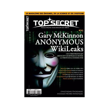 61. Les secrets de WikiLeaks, de Gary McKinnon et des Anonymous