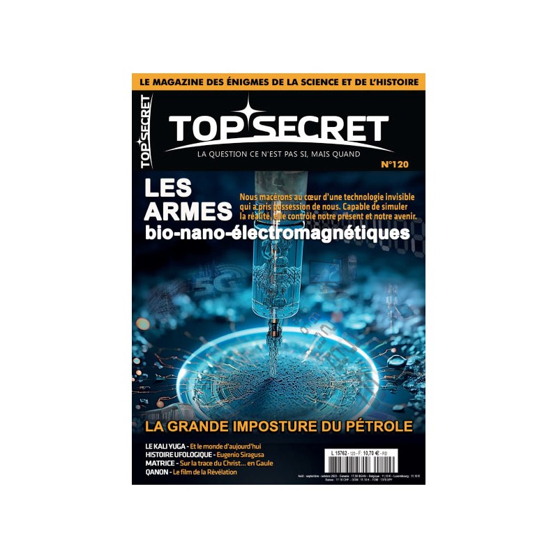 Top Secret 120 Les armes bio-nano-électromagnétiques couv