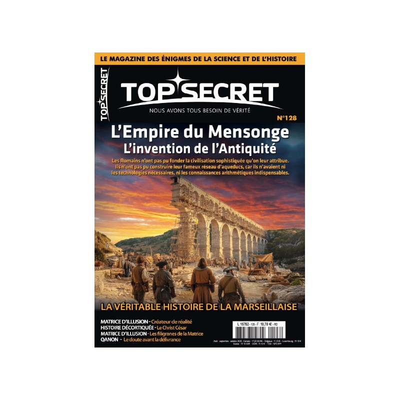 L'Empire du mensonge : l'invention de l'Antiquité couv TS 128 L'Empire du mensonge : l'invention de l'Antiquité couv TS 128